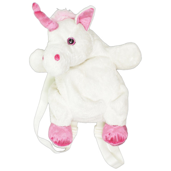 Weißes Einhorn rosa Mähne & Glitzeraugen