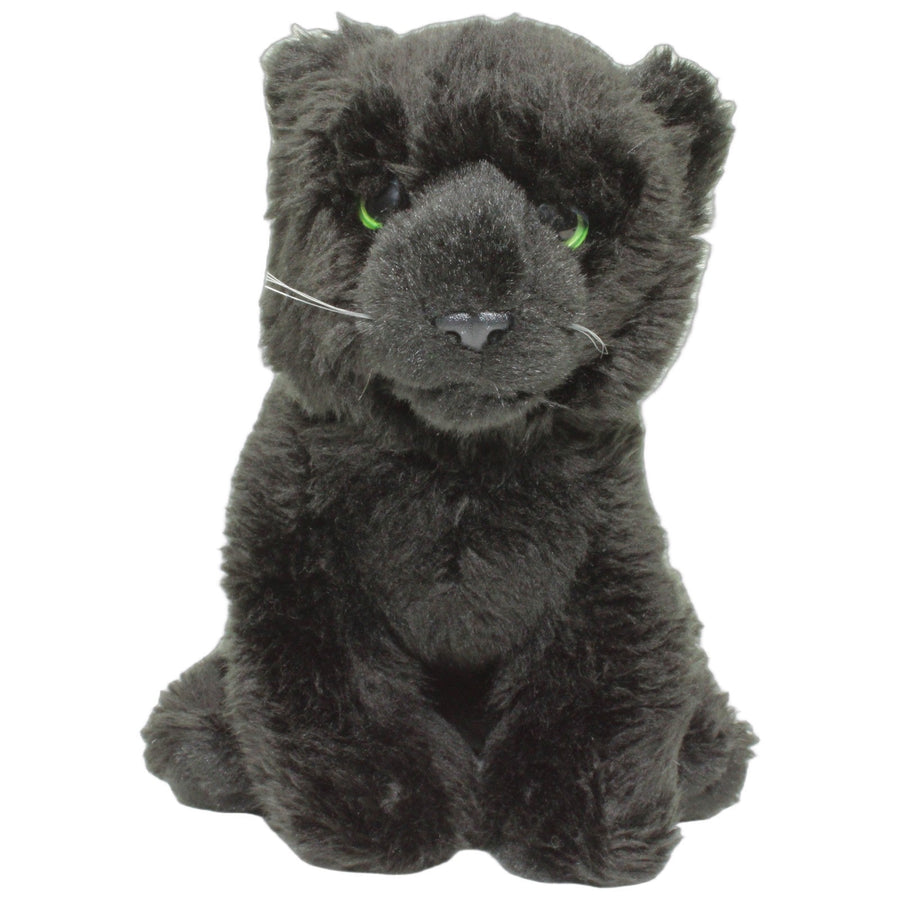 Süßes schwarzer Panther Baby, sitzend