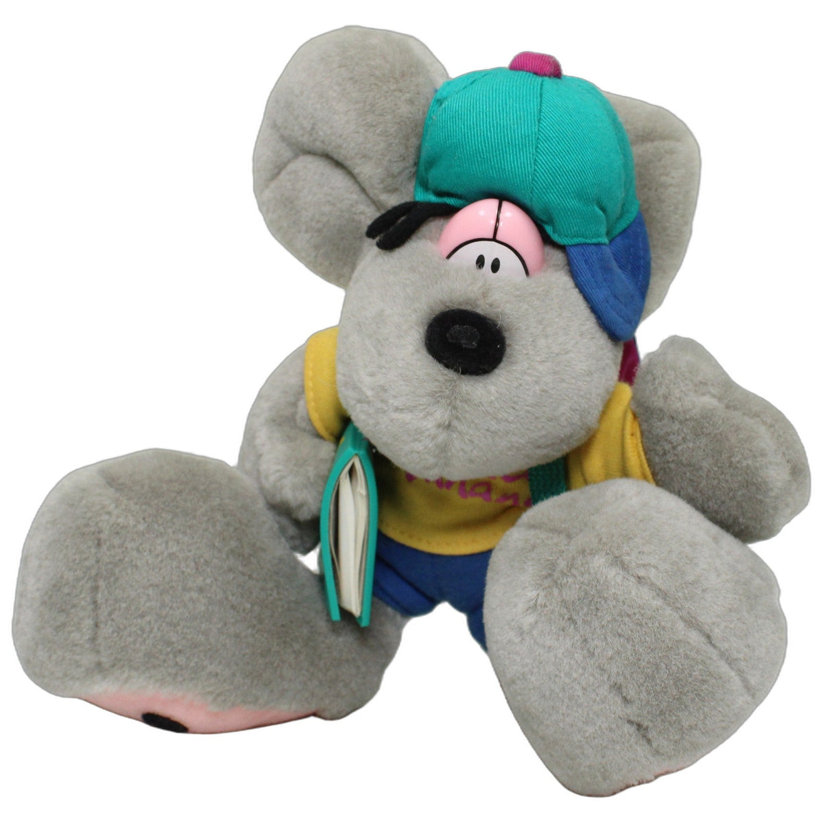 123000027573 Depesche Graue Schul Diddl-Maus "Alles Banane? / 1999" Kuscheltier Kumpel Leo 25cm _Vintage_ ebay-20-stofftiere