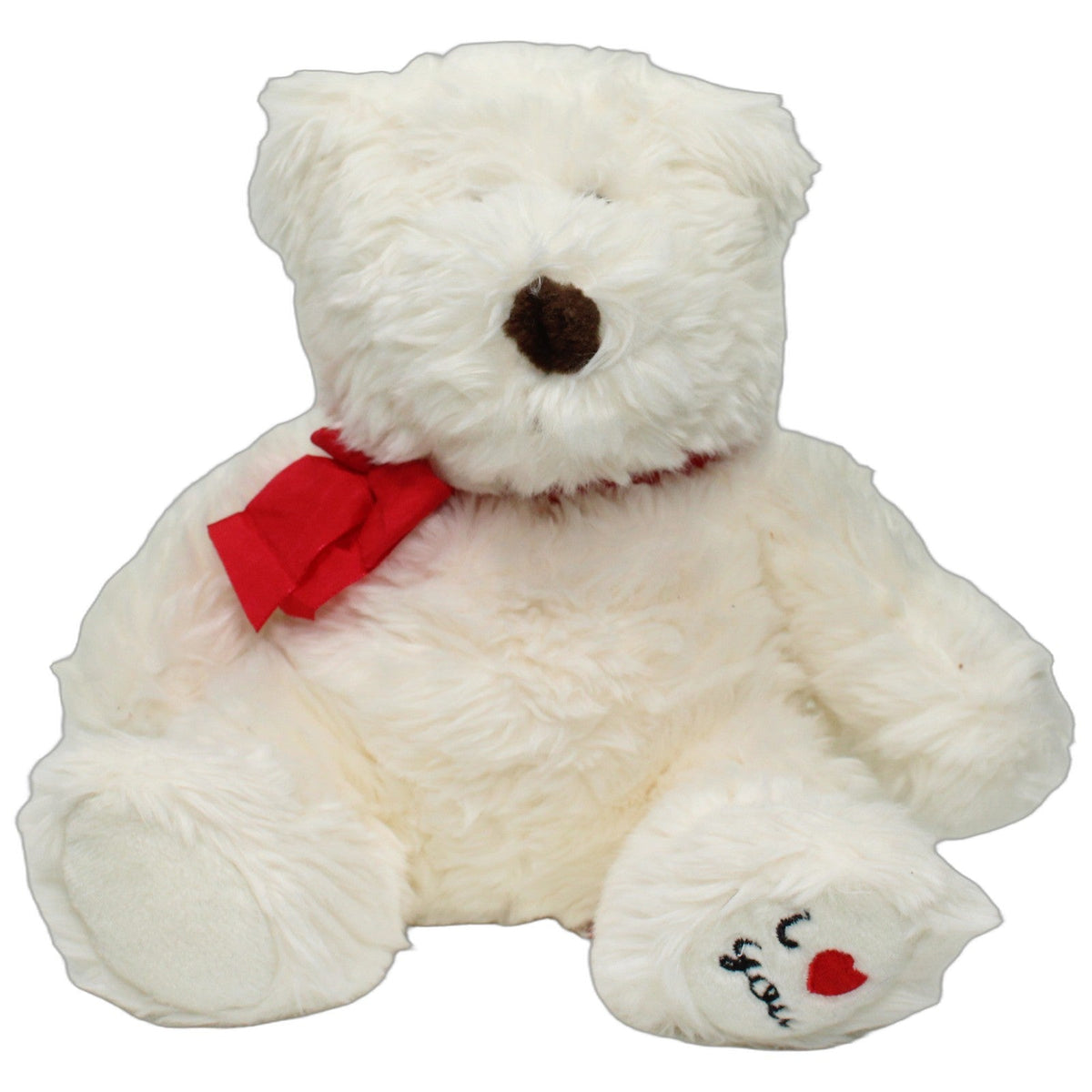 123000027583 Russ Berrie Eisbär Bianca mit Schleife "I ❤ you" Kuscheltier Kumpel Leo 30cm ebay-20-stofftiere Eisbär