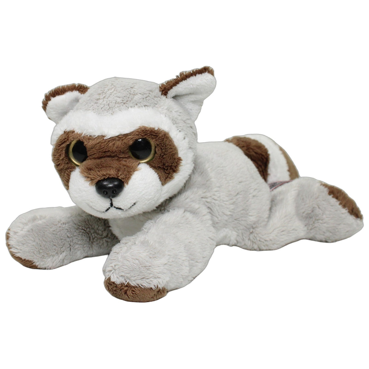 123000027681 Lelly by Venturelli Süßer liegender Waschbär Kuscheltier Kumpel Leo 25cm _Wieder Da_ Braun