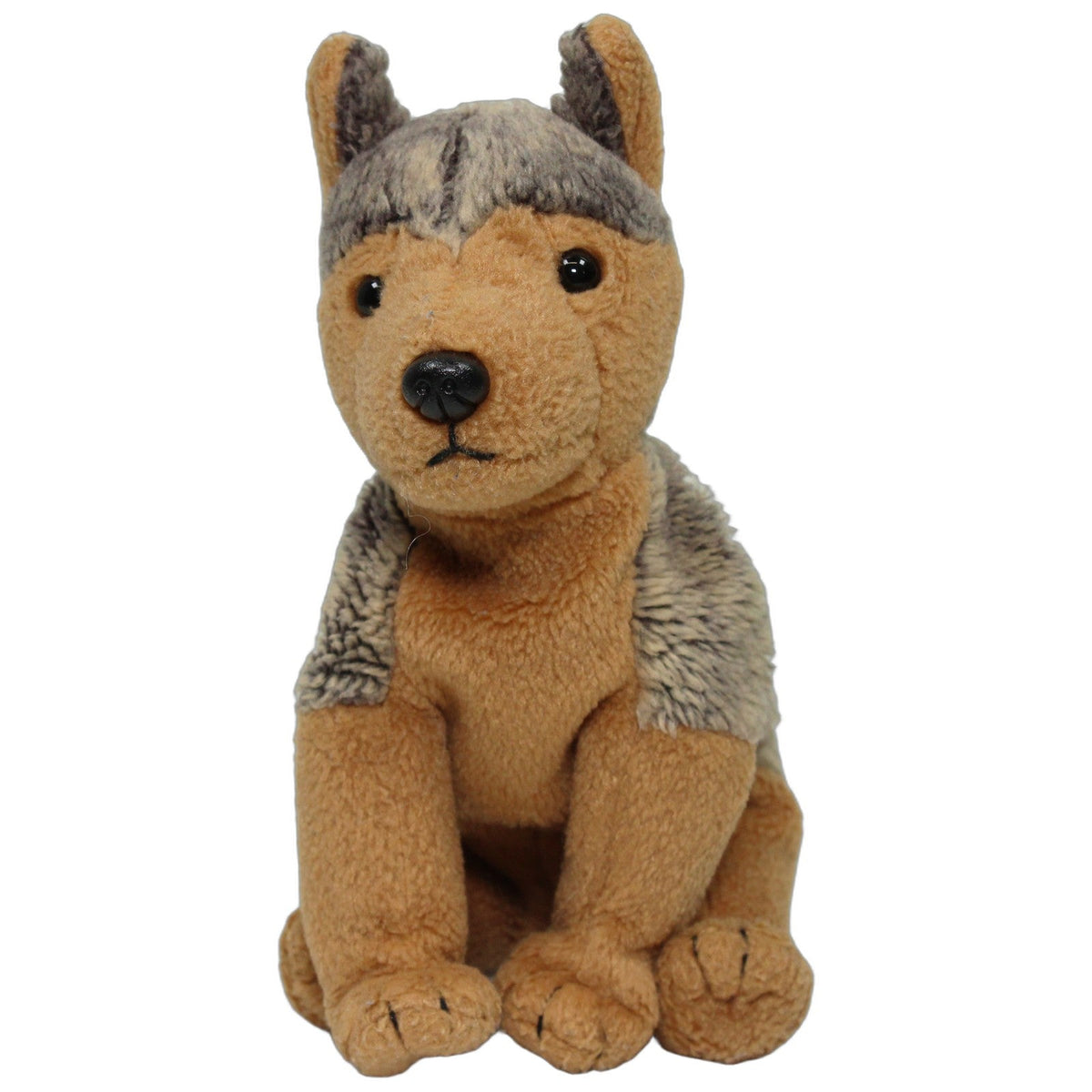 123000027700 TY Beanie Babies, Schäferhund Sarge Kuscheltier Kumpel Leo 15cm _Wieder Da_ Braun