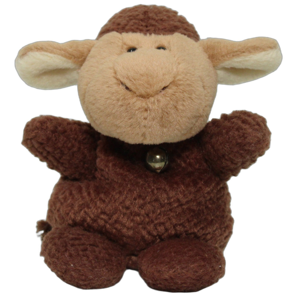 123000027761 NICI Kleines braunes Schaf mit Glöckchen Kuscheltier Kumpel Leo 10cm _Osterfreund_ Braun
