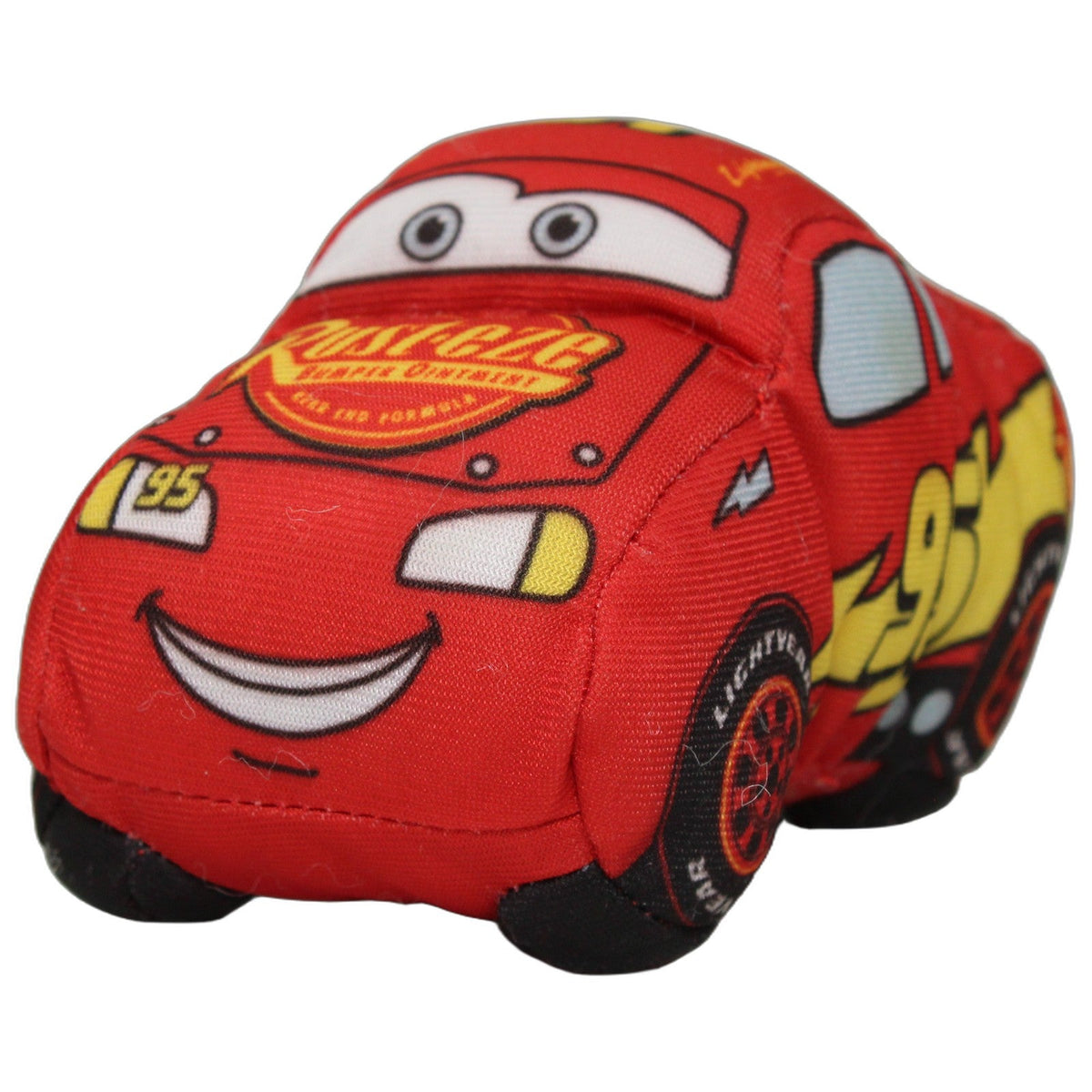 123000027789 Unbekannt Lightning McQueen aus Disney Pixar Cars, klein Plüschfigur Kumpel Leo 15cm _Wieder Da_ Auto