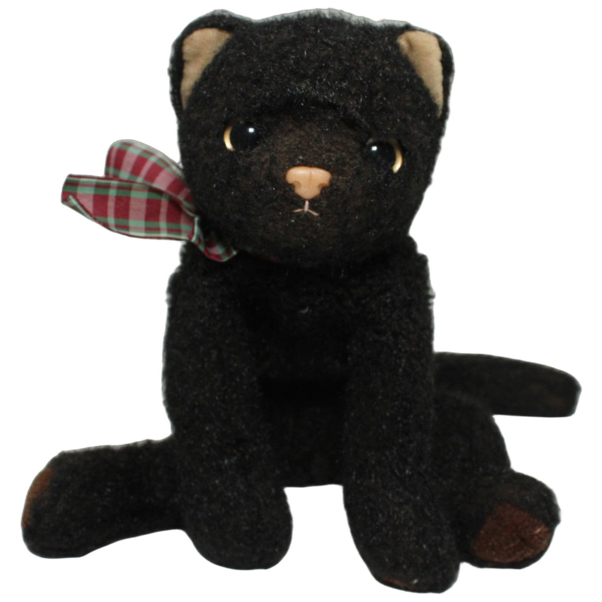 123000027790 TY Süße schwarze Katze Kuscheltier Kumpel Leo 2002 25cm _Vintage_