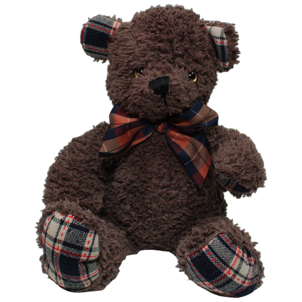 123000027823 Unbekannt Großer brauner Teddybär mit Schleife Kuscheltier Kumpel Leo 37cm Braun ebay-stofftiere