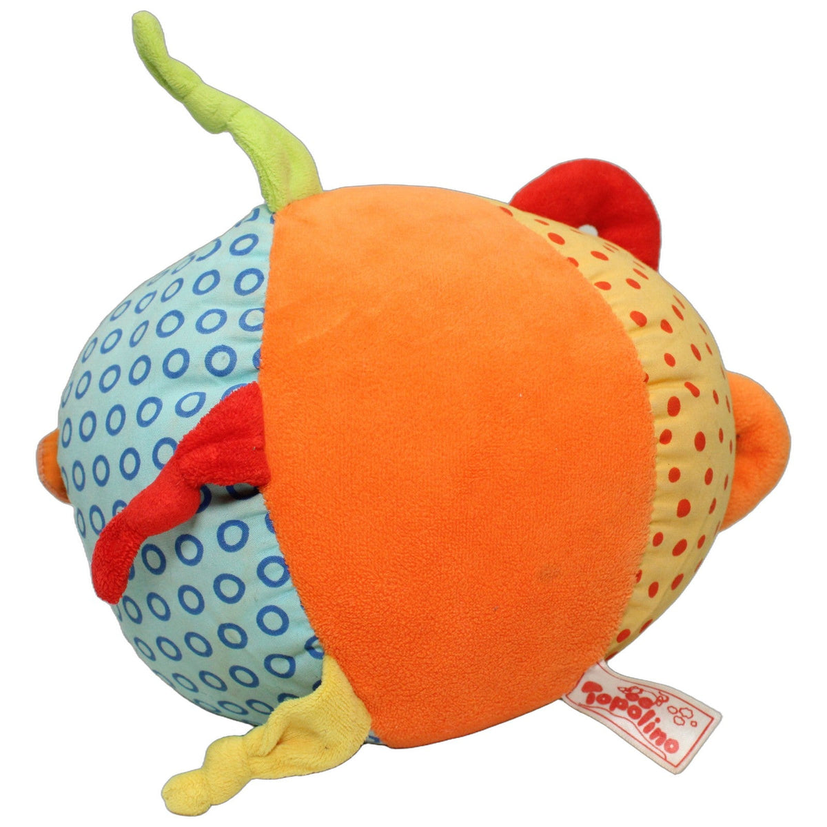 123000027826 Topolino Bunter Schepperball Ball mit Rassel Kumpel Leo 15cm 18cm _Wieder Da_