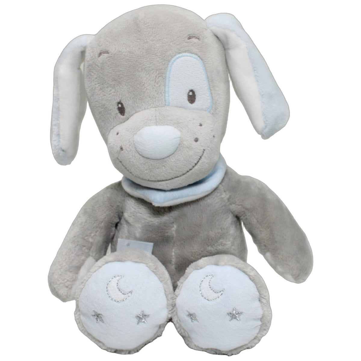123000027844 Nattou Toby der Hund, grau Kuscheltier Kumpel Leo 34cm Baby & Kleinkind Beige