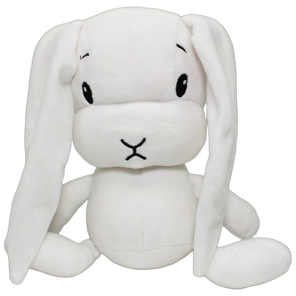 Weißer squishy Hase mit langen Ohren
