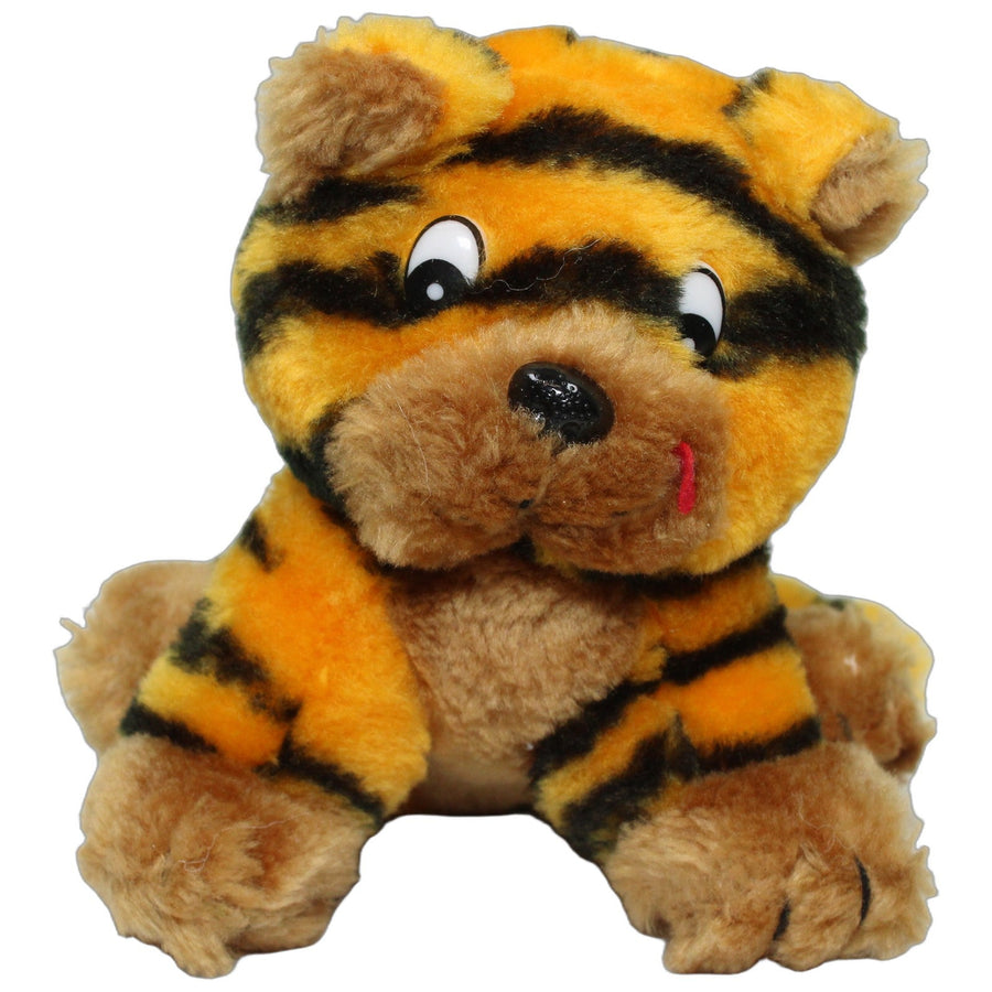Süßer Tiger mit roter Zunge