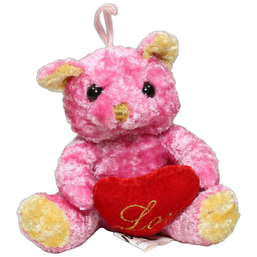 Pinker Teddy mit Herz "Love"