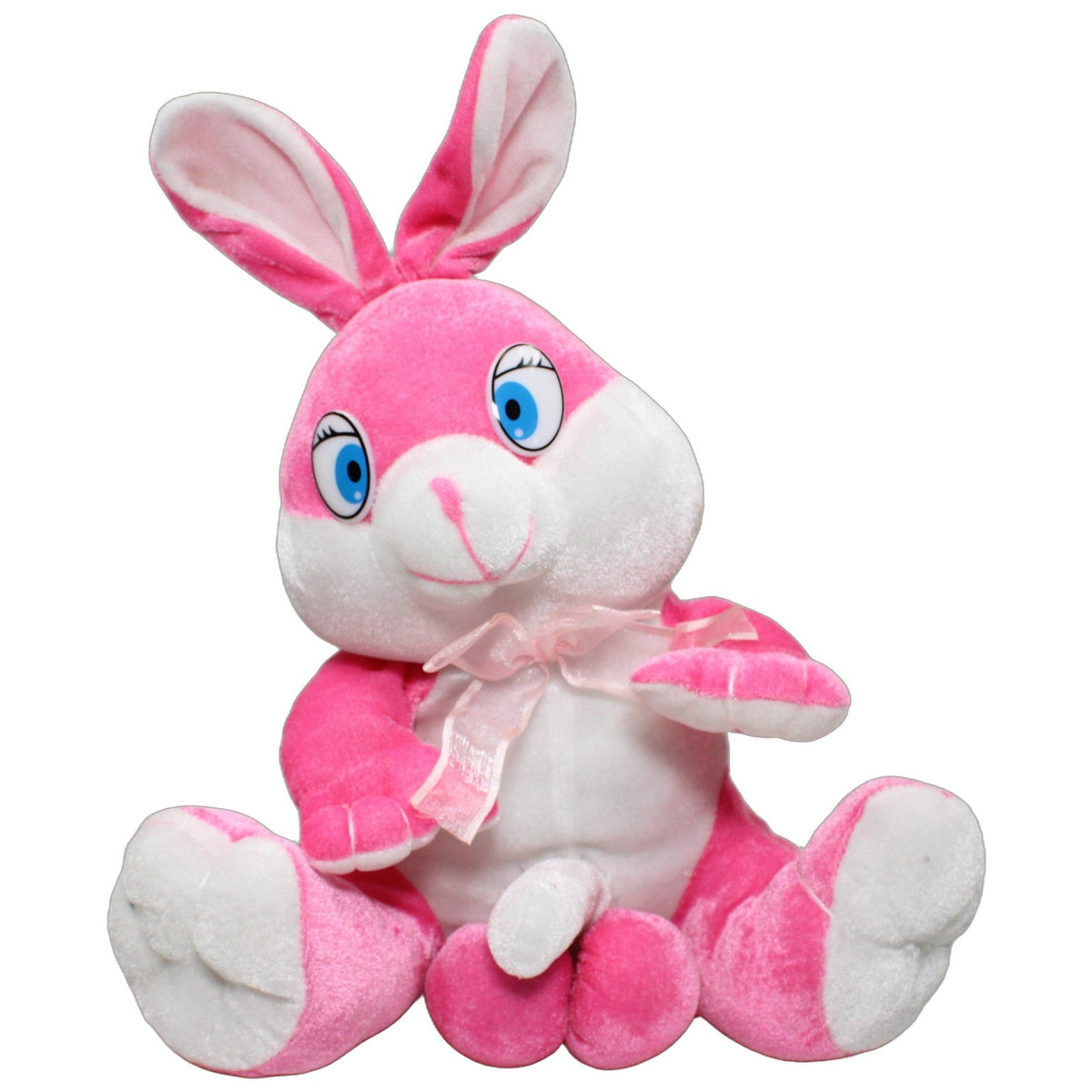 123000027947 Partypaket24.de Hase mit Penis & Schleife, pink-weiß Kuscheltier Kumpel Leo 28cm _Osterfreund_ _Wieder Da_