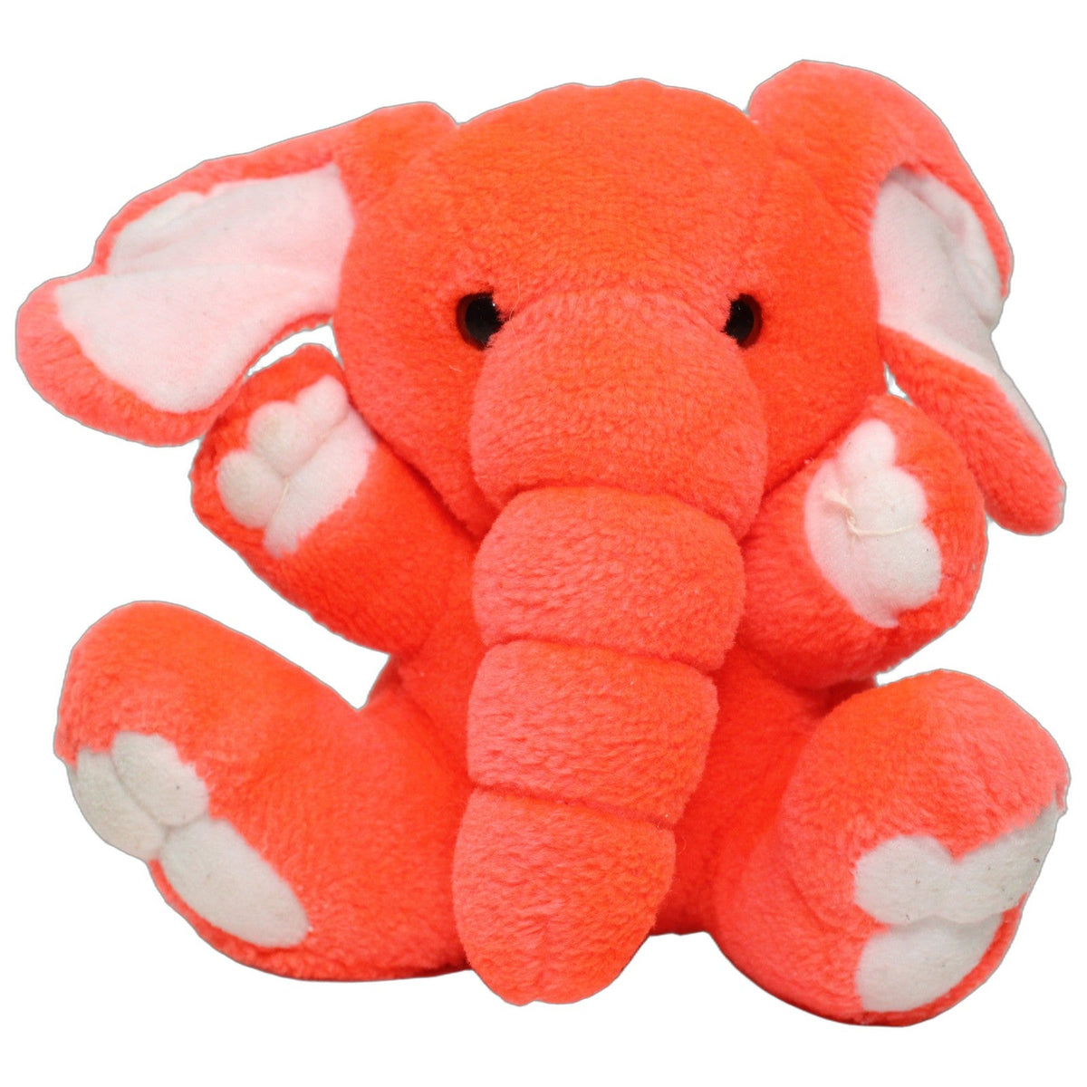 123000027950 Unbekannt Kleiner roter Elefant, sitzend Kuscheltier Kumpel Leo 15cm _Wieder Da_ ebay-stofftiere