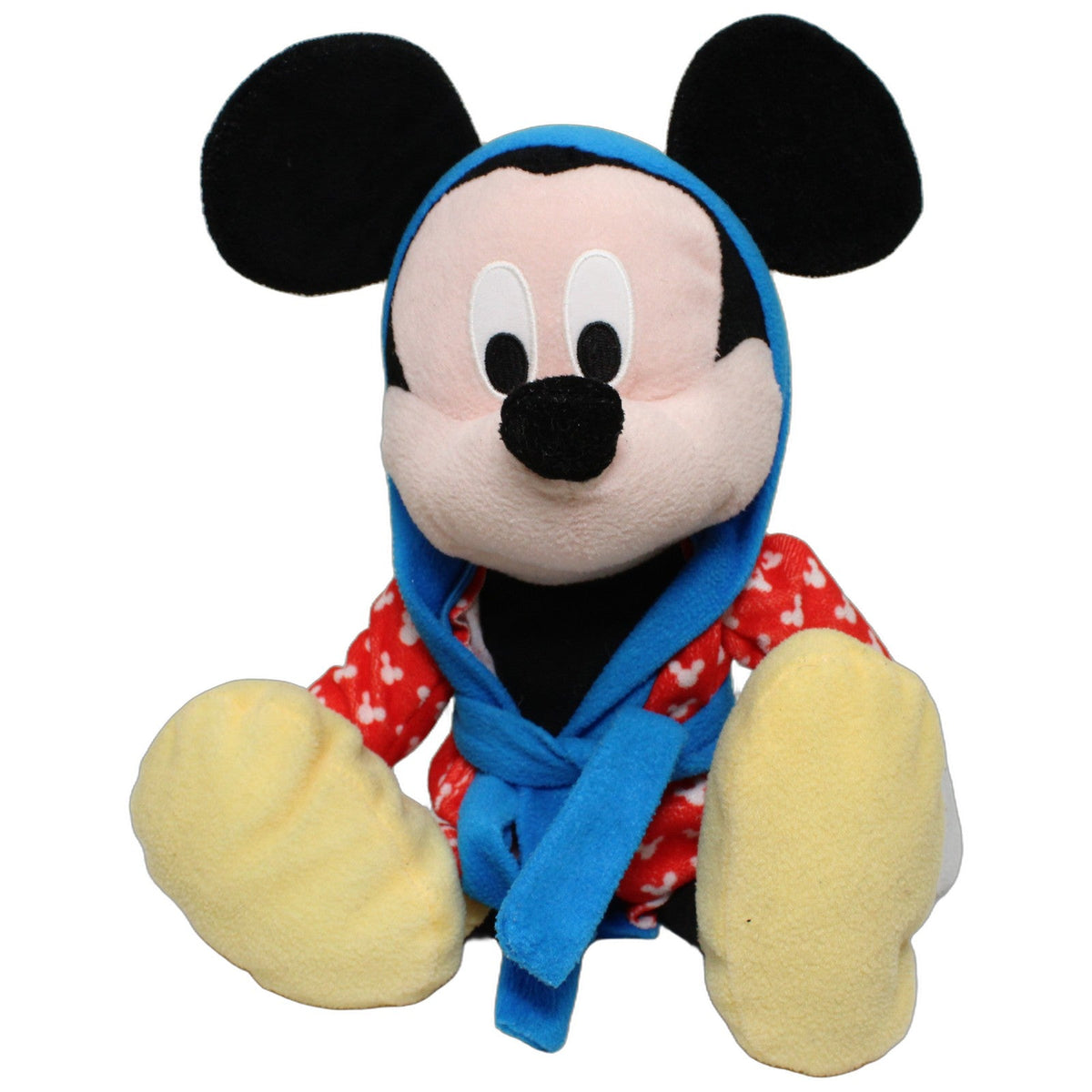 123000027951 Whitehouse Leisure Große Disney Micky Maus im Bademantel Kuscheltier Kumpel Leo 35cm Beige Blau