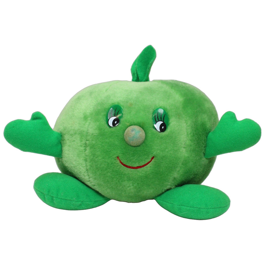 Grüner Apfel mit Gesicht