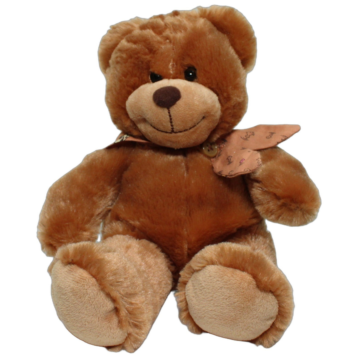 123000028037 Althans Club Süßer weicher Teddy mit Fisch-Halstuch, dunkelbraun Kuscheltier Kumpel Leo 30cm Braun ebay-20-stofftiere
