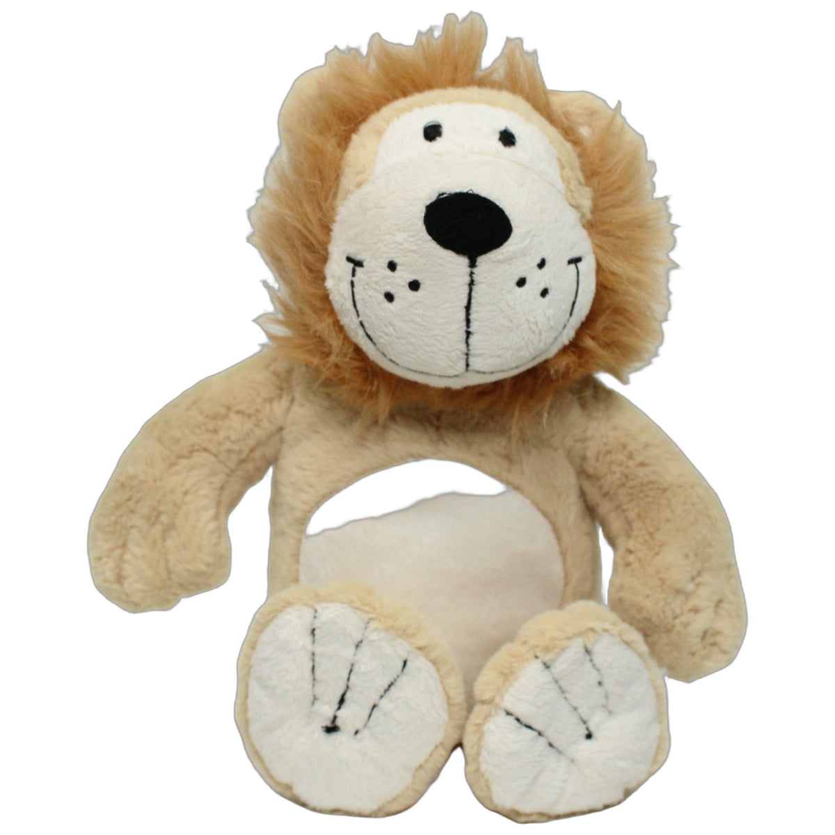 123000028040 Florett Textil Schlenker-Löwe Kuscheltier Kumpel Leo 34cm Beige Braun
