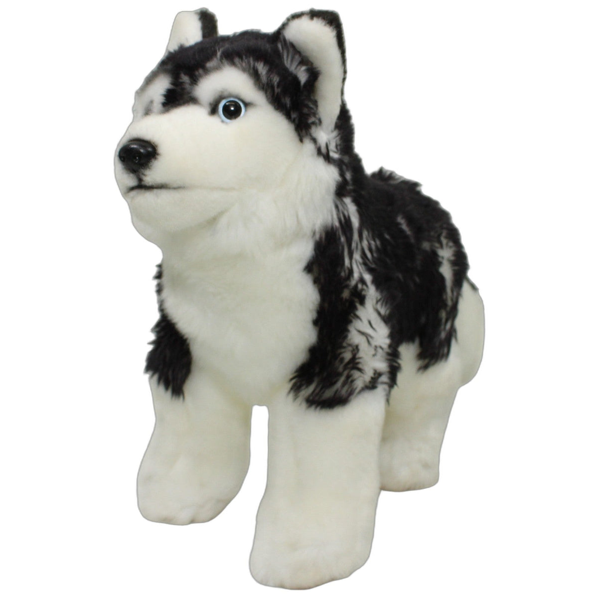 123000028053 Smyths Toys Stehender XL Husky mit schwarzweißem Fell, superweich Kuscheltier Kumpel Leo 40cm _Wieder Da_ ebay-20-stofftiere