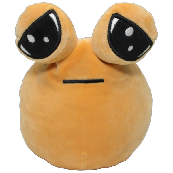 Süßes squishy Alien mit großen Augen, orange