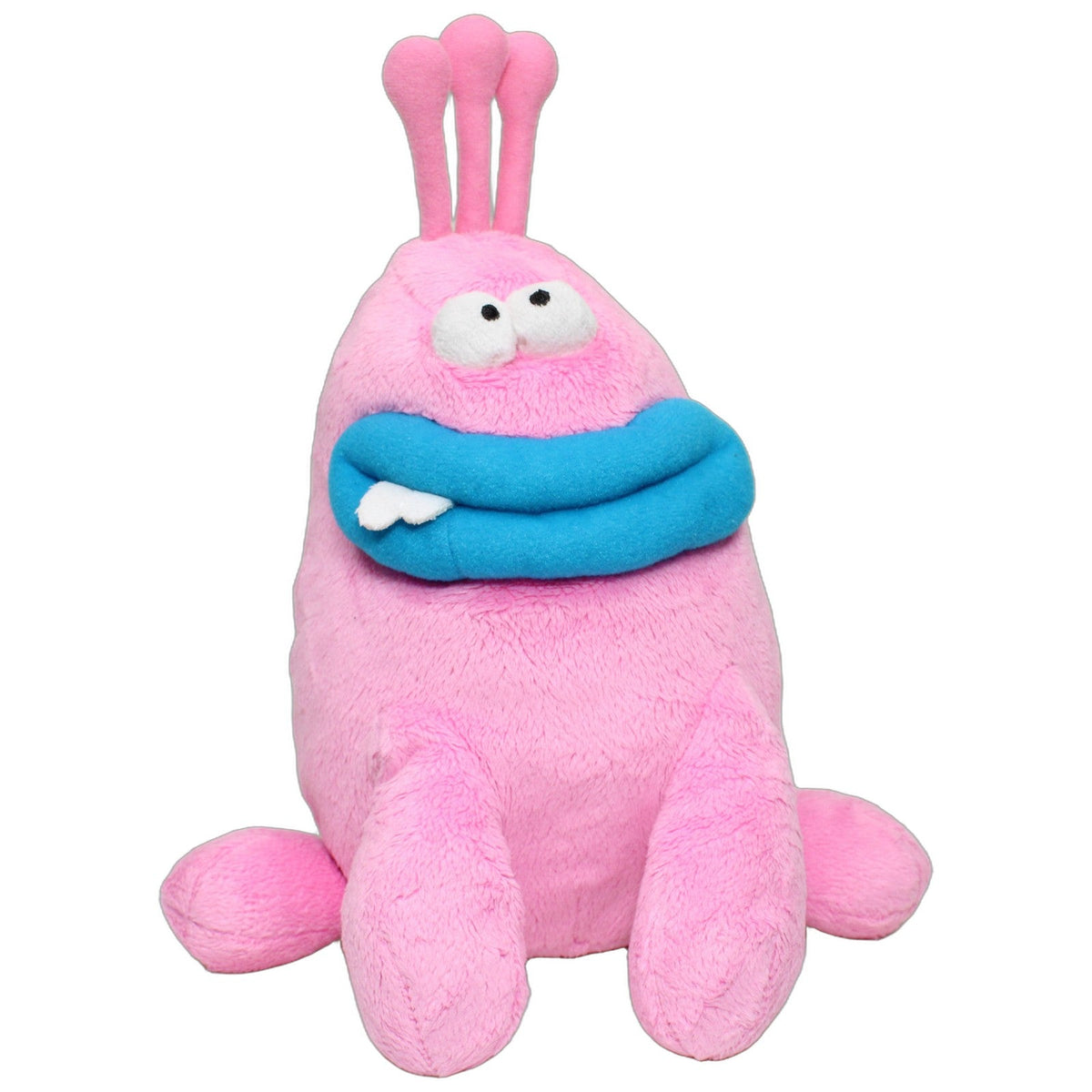 123000028104 TCC Global Hey Clay, Rosa Monster mit blauen Lippen Plüschfigur Kumpel Leo 23cm Blau ebay-stofftiere