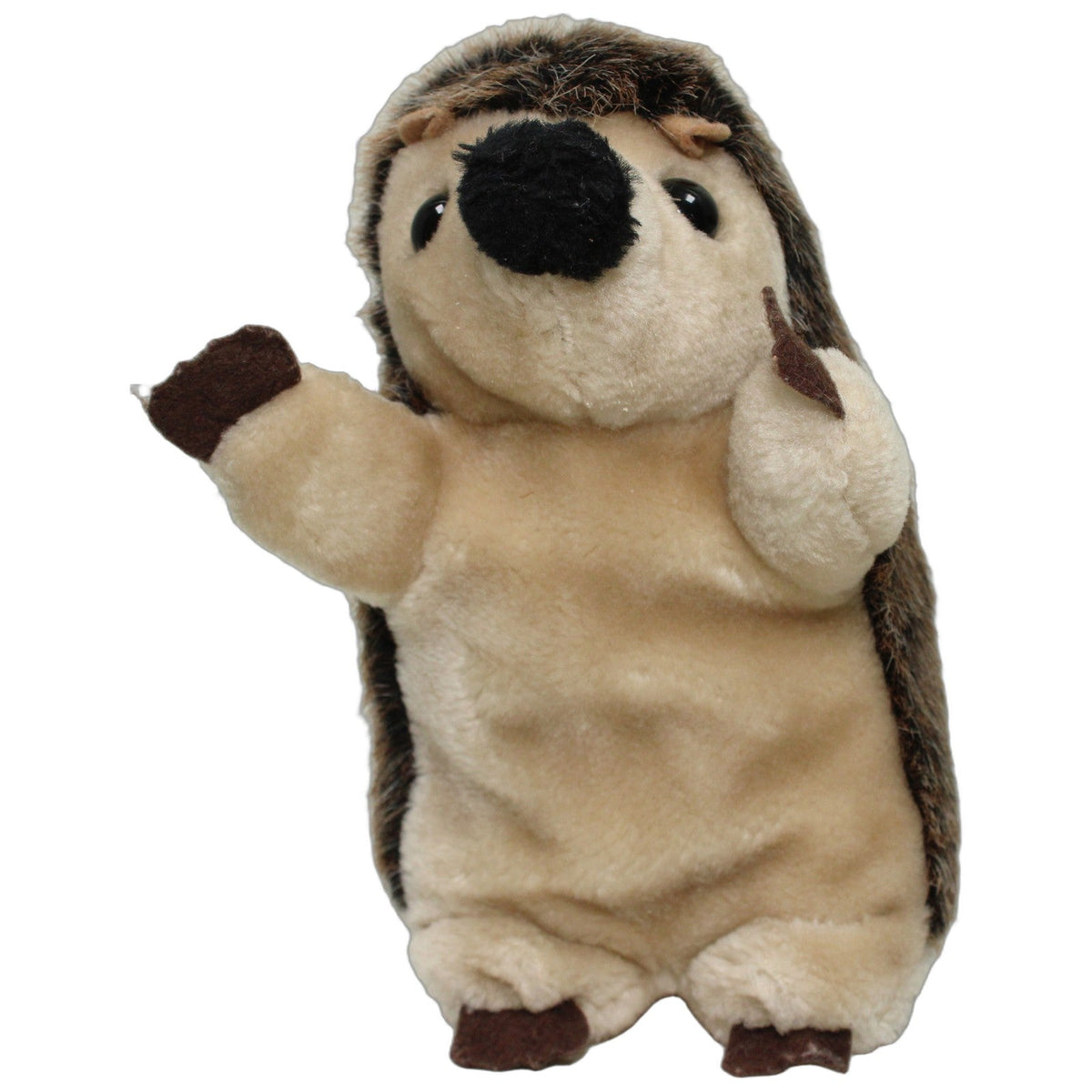 123000028127 Centor Warenhandel Süßer Igel, stehend Kuscheltier Kumpel Leo 19cm Beige Braun