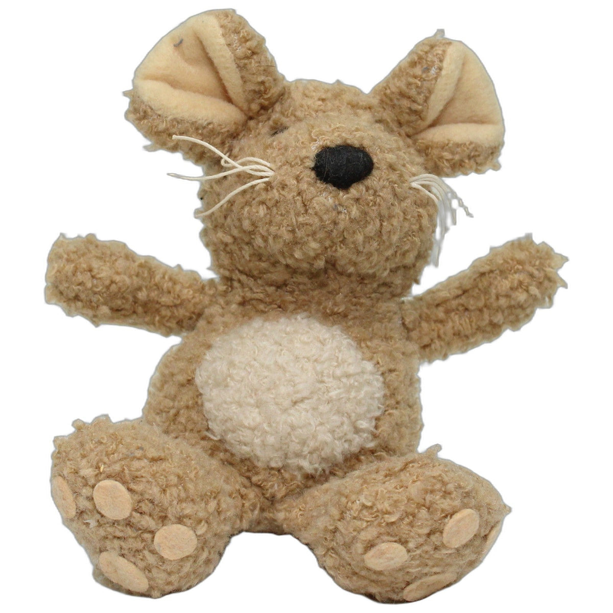 123000028132 KARE DESIGN Niedliche lockige Maus, beige Kuscheltier Kumpel Leo 15cm _Wieder Da_ Beige