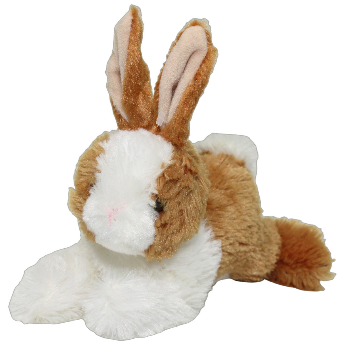 123000028153 Aurora Liegendes Kaninchen, zweifarbig Kuscheltier Kumpel Leo 18cm _Osterfreund_ Braun