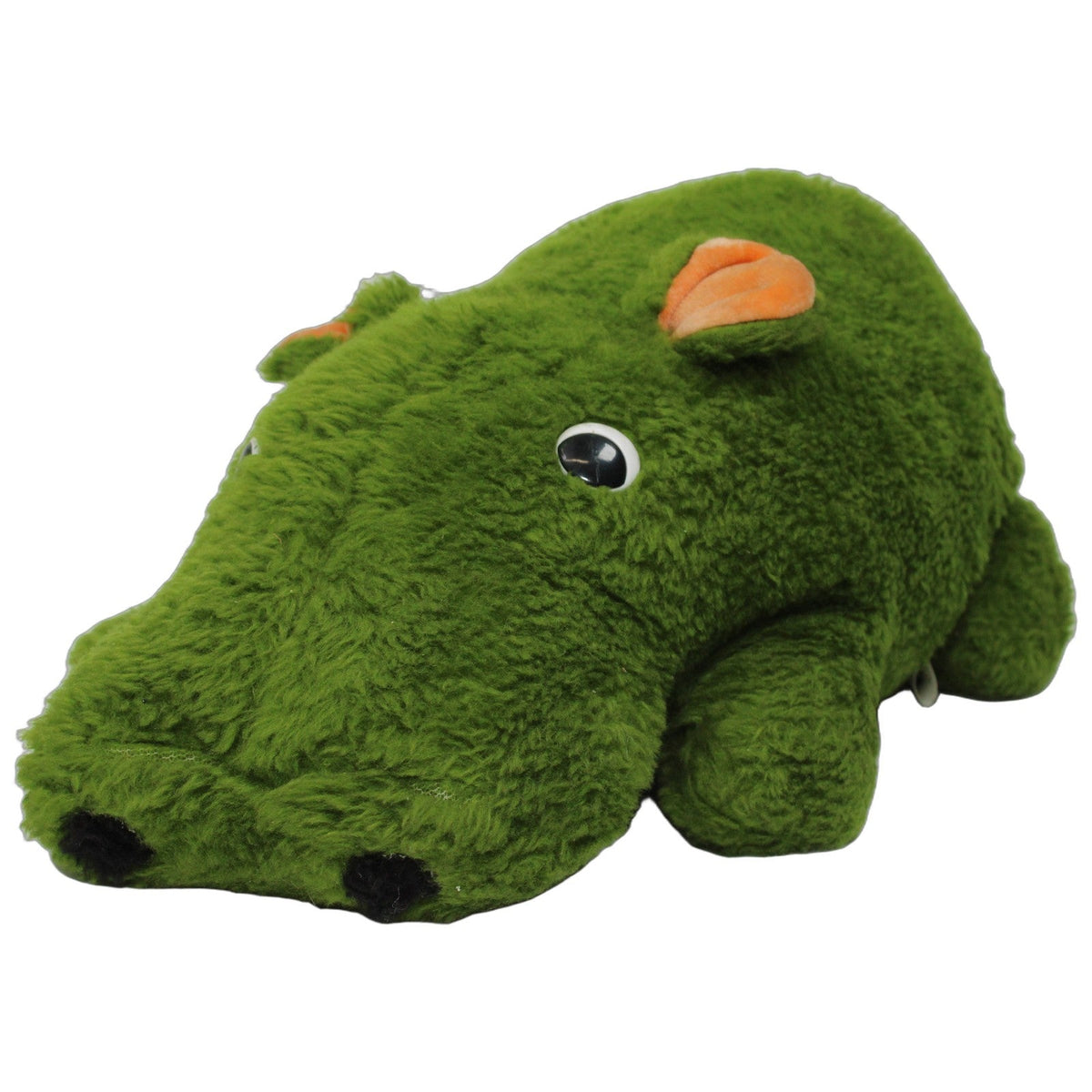 123000028180 Unbekannt Grünes XL Nilpferd, liegend Kuscheltier Kumpel Leo 40cm _Vintage_ ebay-20-stofftiere