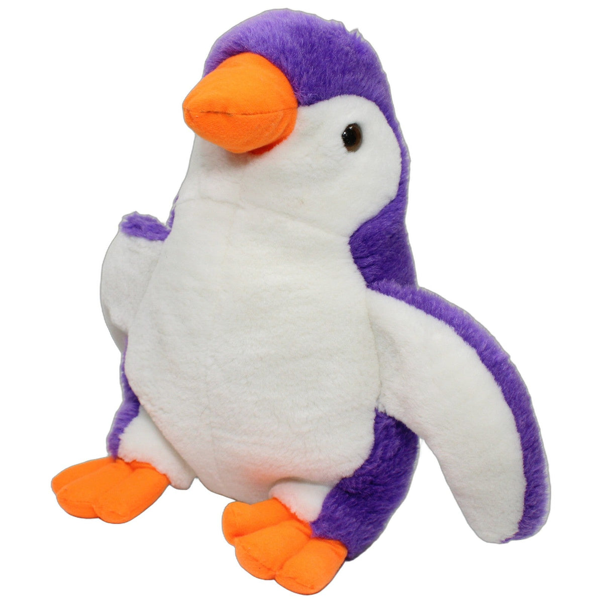 123000028193 Royalbeach Patta Toon, lila-weißer Pinguin Kuscheltier Kumpel Leo 25cm _Vintage_ _Wieder Da_