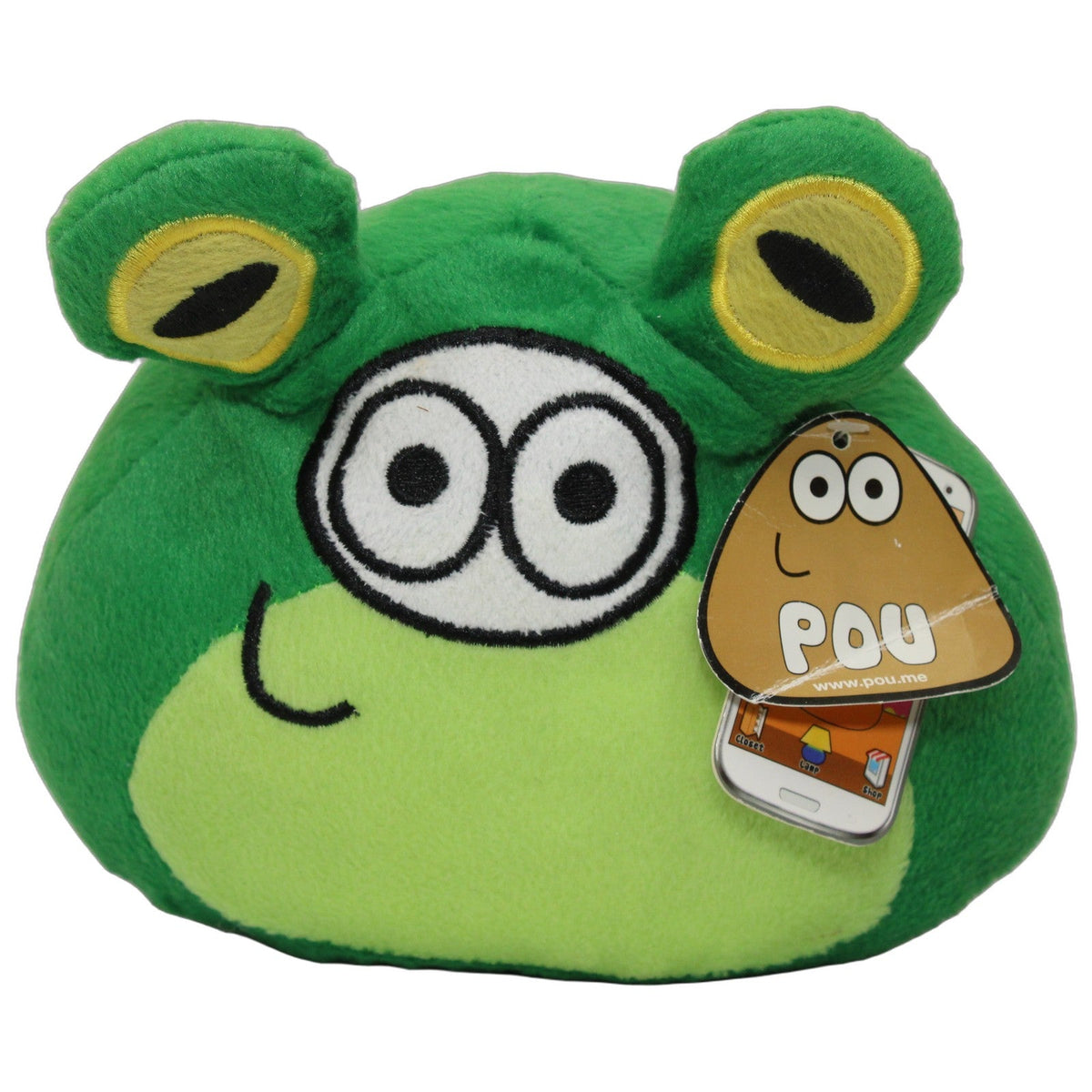 123000028217 HUGGZzzzz Pou, süßer Frosch Kuscheltier Kumpel Leo 15cm 2013 _Wieder Da_