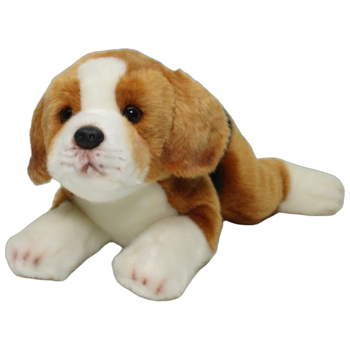 123000028231 Suki Gifts Süßer XL Beagle Welpe, liegend Kuscheltier Kumpel Leo 40cm Braun ebay-stofftiere