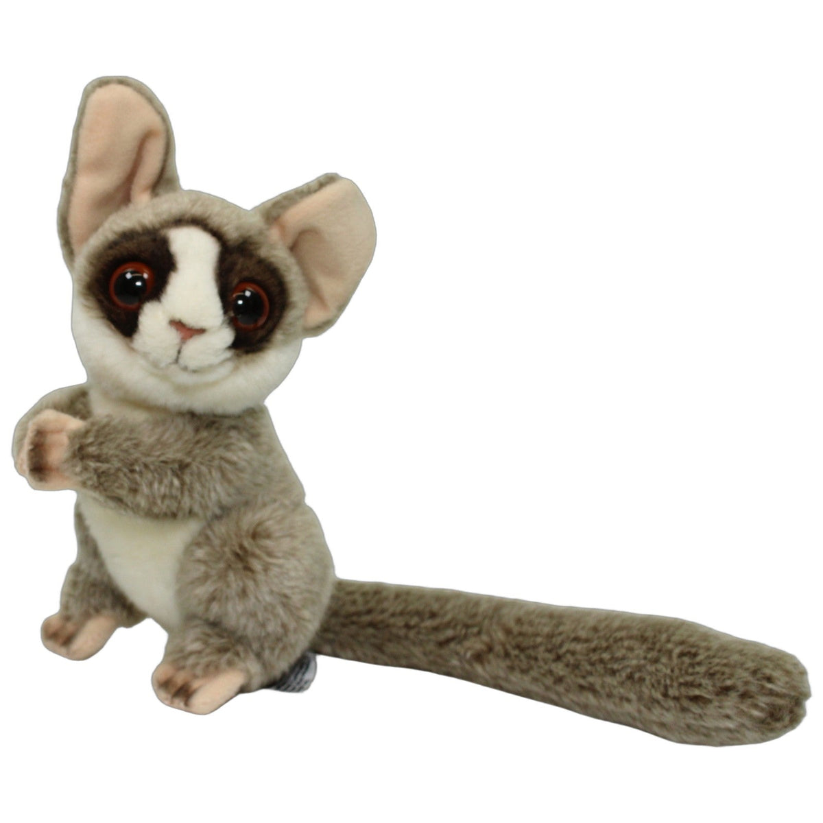 123000028236 Uni-Toys Süßes Buschbaby mit Klett-Händen, stehend Kuscheltier Kumpel Leo 20cm _Wieder Da_ Beige