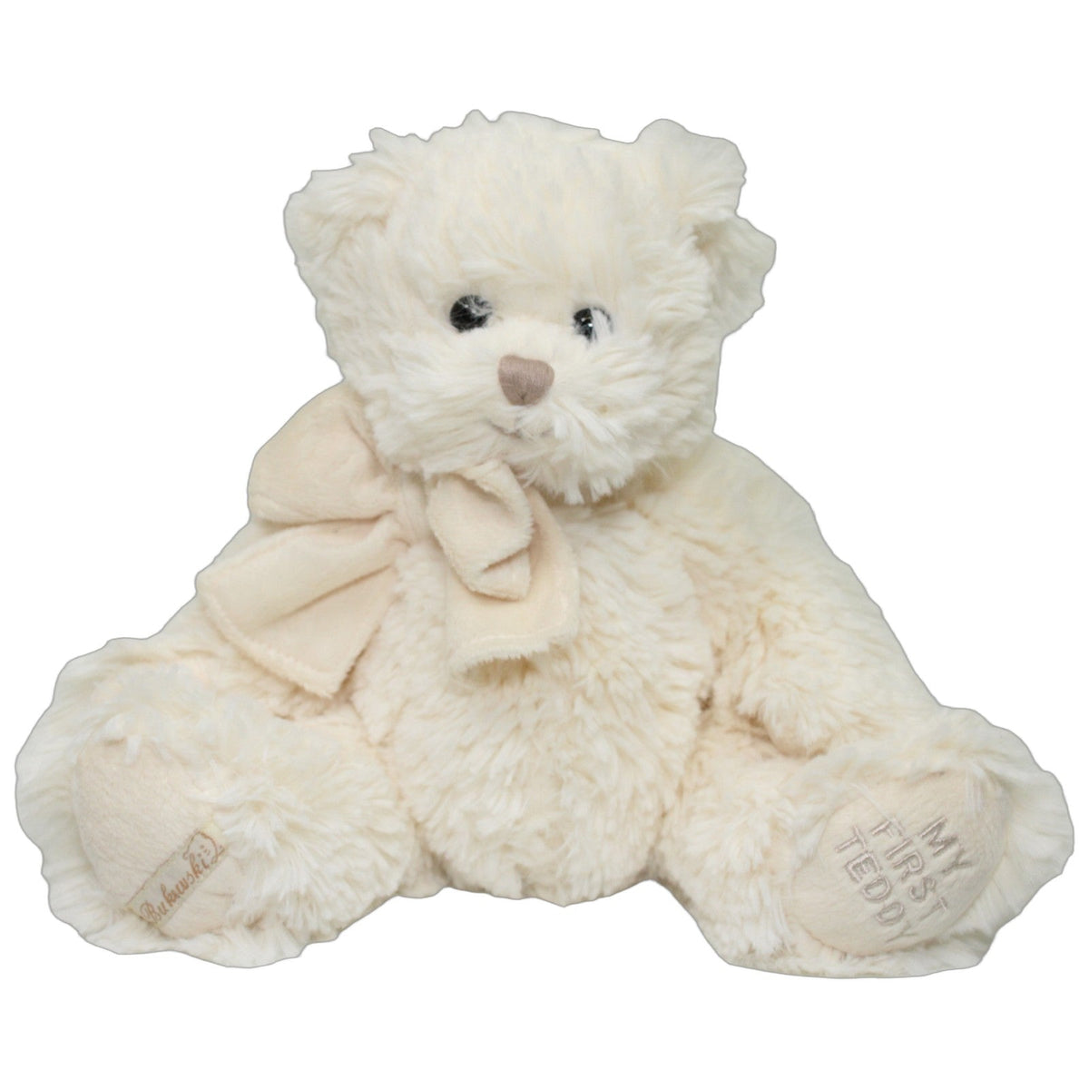 123000028242 Bukowski Design Weißer Teddybär mit Schleife "MY FIRST TEDDY" Kuscheltier Kumpel Leo 25cm _Wieder Da_ ebay-20-stofftiere