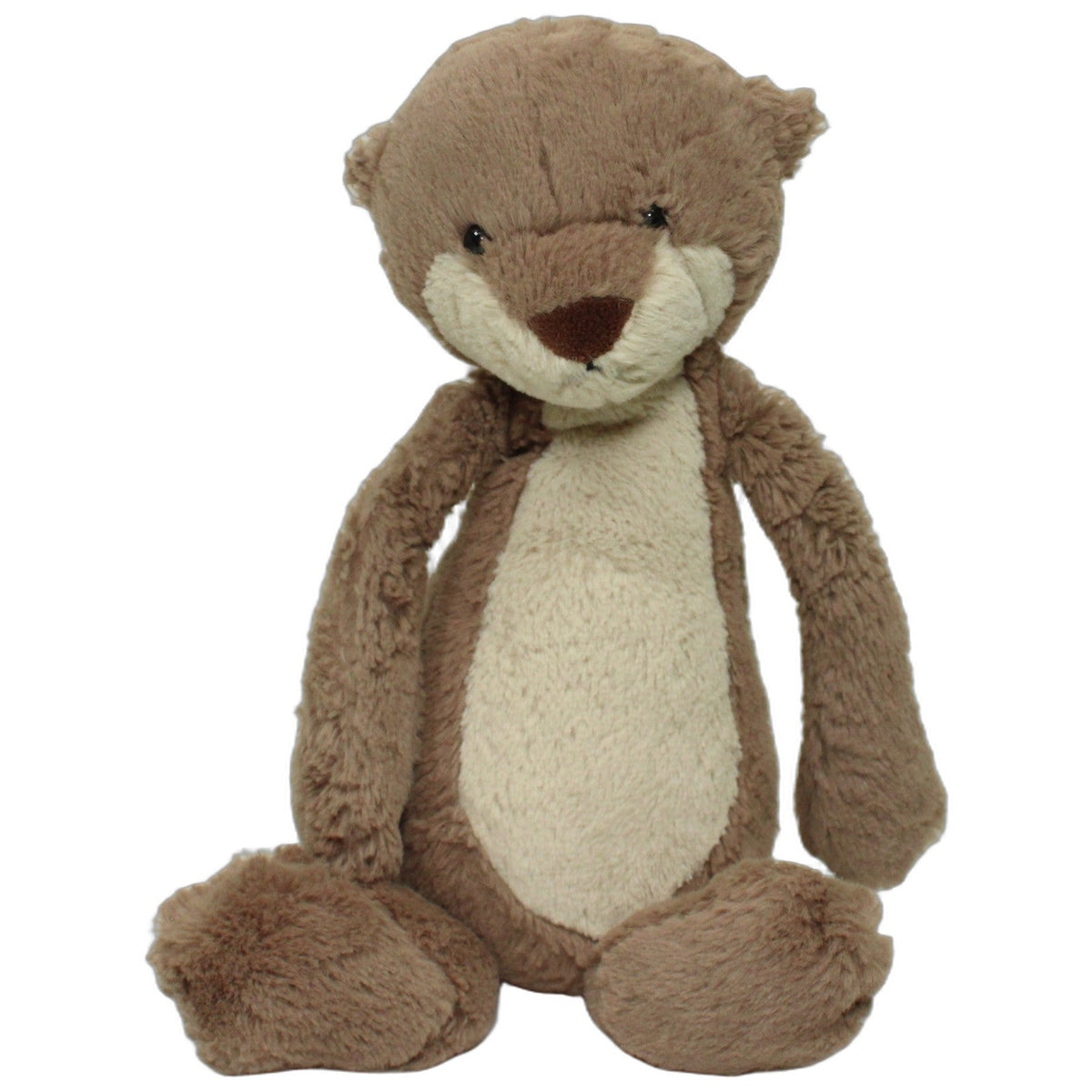 123000028251 Jellycat Süßer Otter Bashful, sitzend Kuscheltier Kumpel Leo 28cm _Wieder Da_ Beige