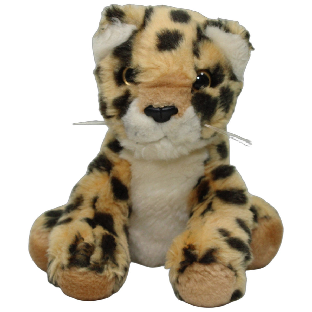 123000028260 SEMO Hübsches Leoparden Baby, sitzend Kuscheltier Kumpel Leo 18cm Beige ebay-stofftiere