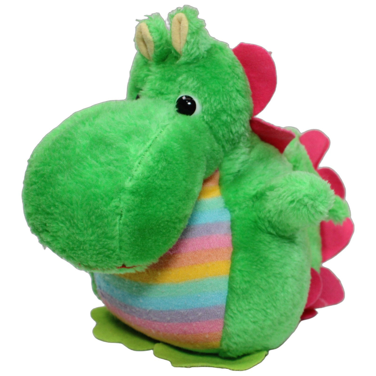 123000028315 K&S Ricardo der Drach mit Regenbogenbauch Kuscheltier Kumpel Leo 25cm _Vintage_ Drache