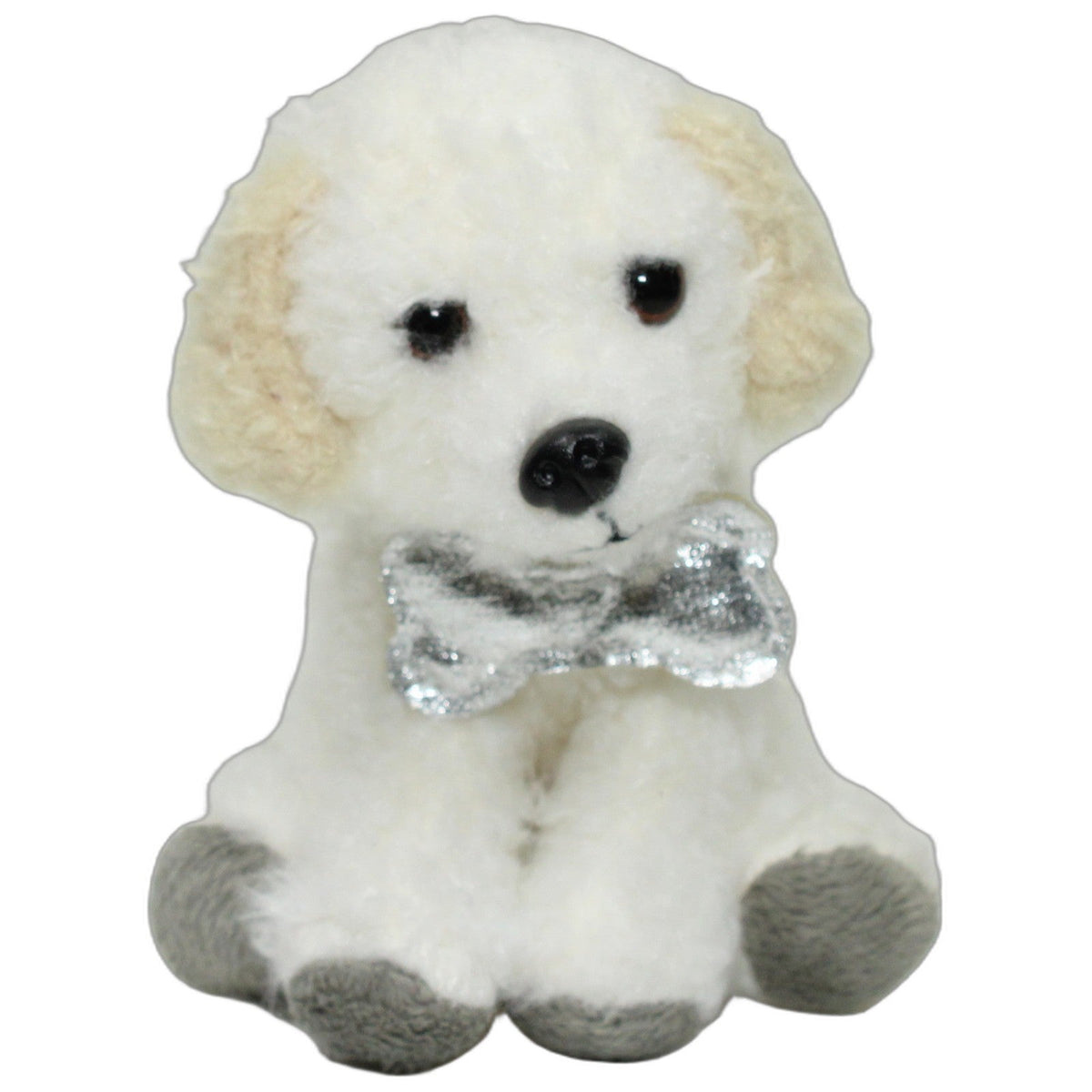 123000028318 Die Spiegelburg Goldendoodle Flocke mit silbernem Knochen Kuscheltier Kumpel Leo 14cm ebay-stofftiere Gebraucht