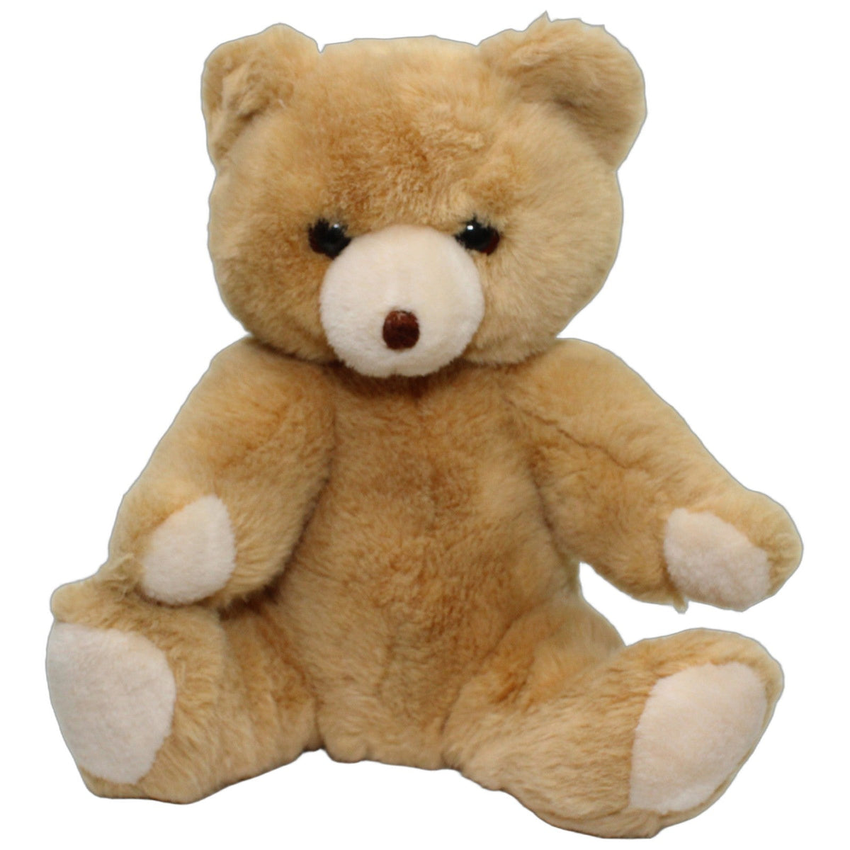 123000028355 Anna Club Plush toptoy, sitzender beiger Teddy Kuscheltier Kumpel Leo 1991 30cm _Vintage_