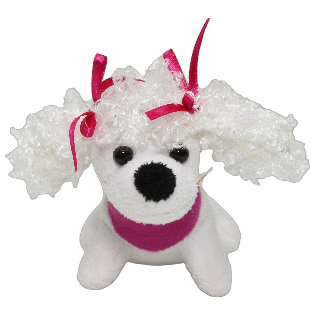 123000028363 Simba Chi Chi Love, weißer mini Pudel Kuscheltier Kumpel Leo 10cm ebay-stofftiere Gebraucht