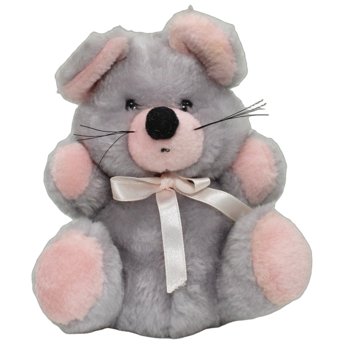 123000028367 G. Gieth Collection Nürnberg, kleine graue Maus Kuscheltier Kumpel Leo 15cm _Wieder Da_ ebay-stofftiere