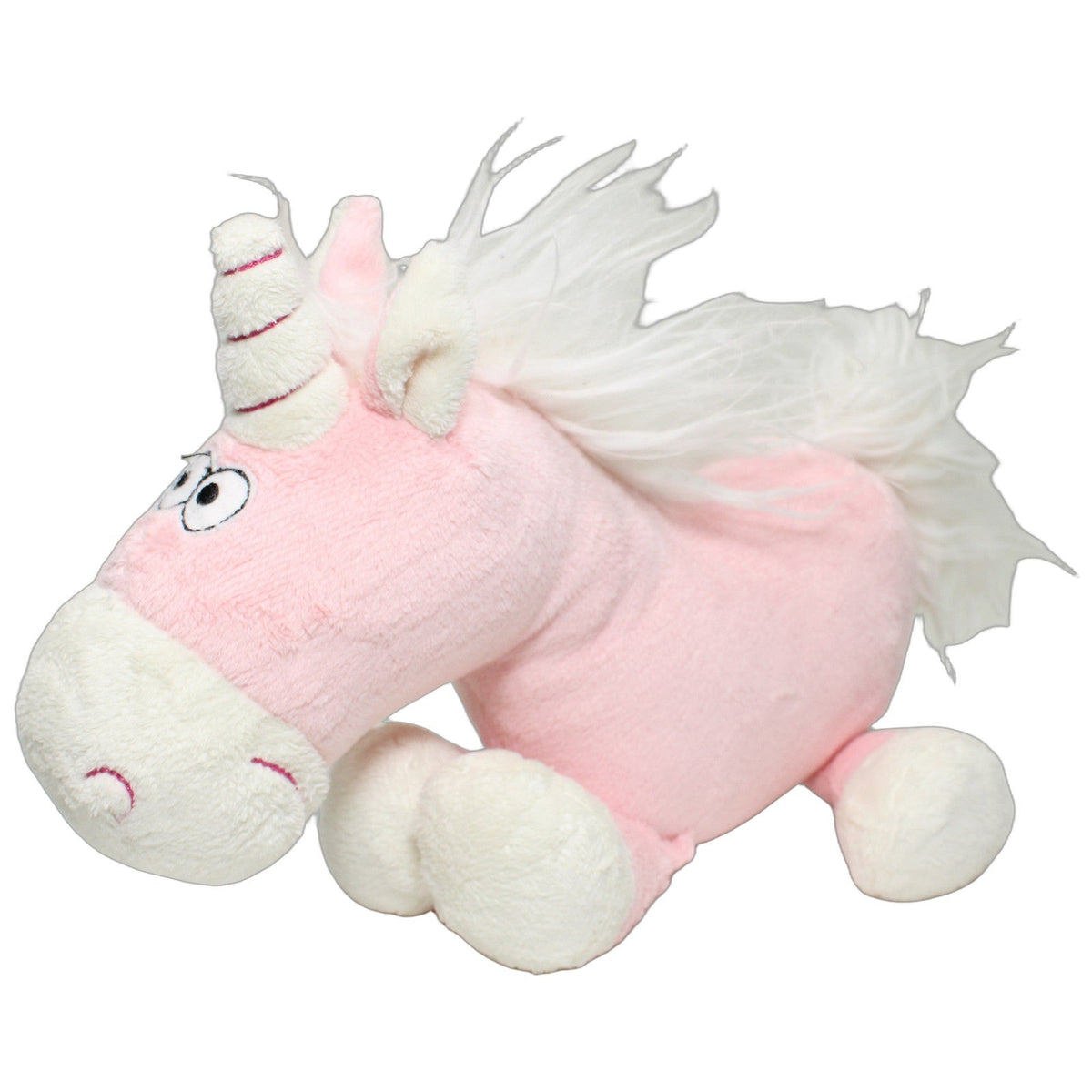 123000028374 Sigikid Rosa Schlenker Einhorn mit weißer Mähne Kuscheltier Kumpel Leo 30cm ebay-20-stofftiere Einhorn