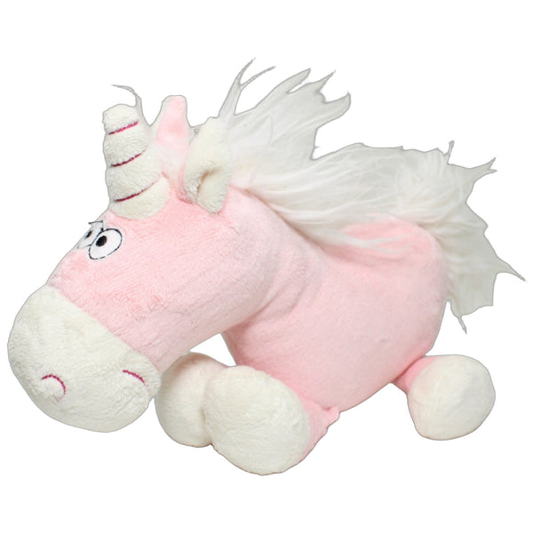Rosa Schlenker Einhorn mit weißer Mähne