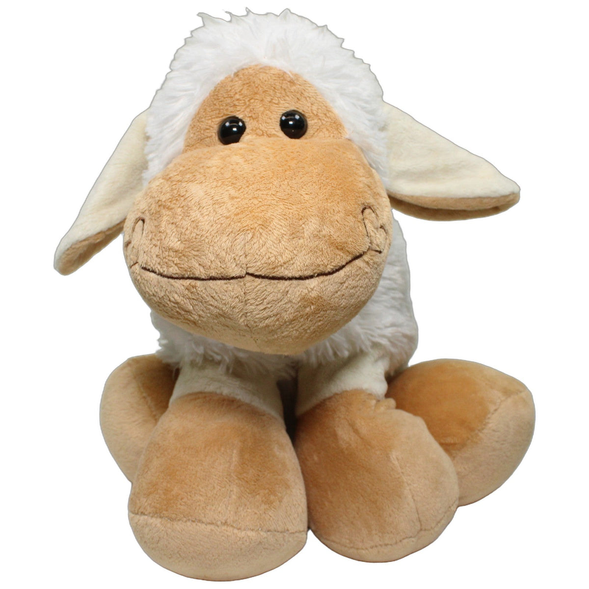 123000028379 Bob der Bär Niedliches XL Schaf mit weißem Fell Kuscheltier Kumpel Leo 40cm _Osterfreund_ _Wieder Da_