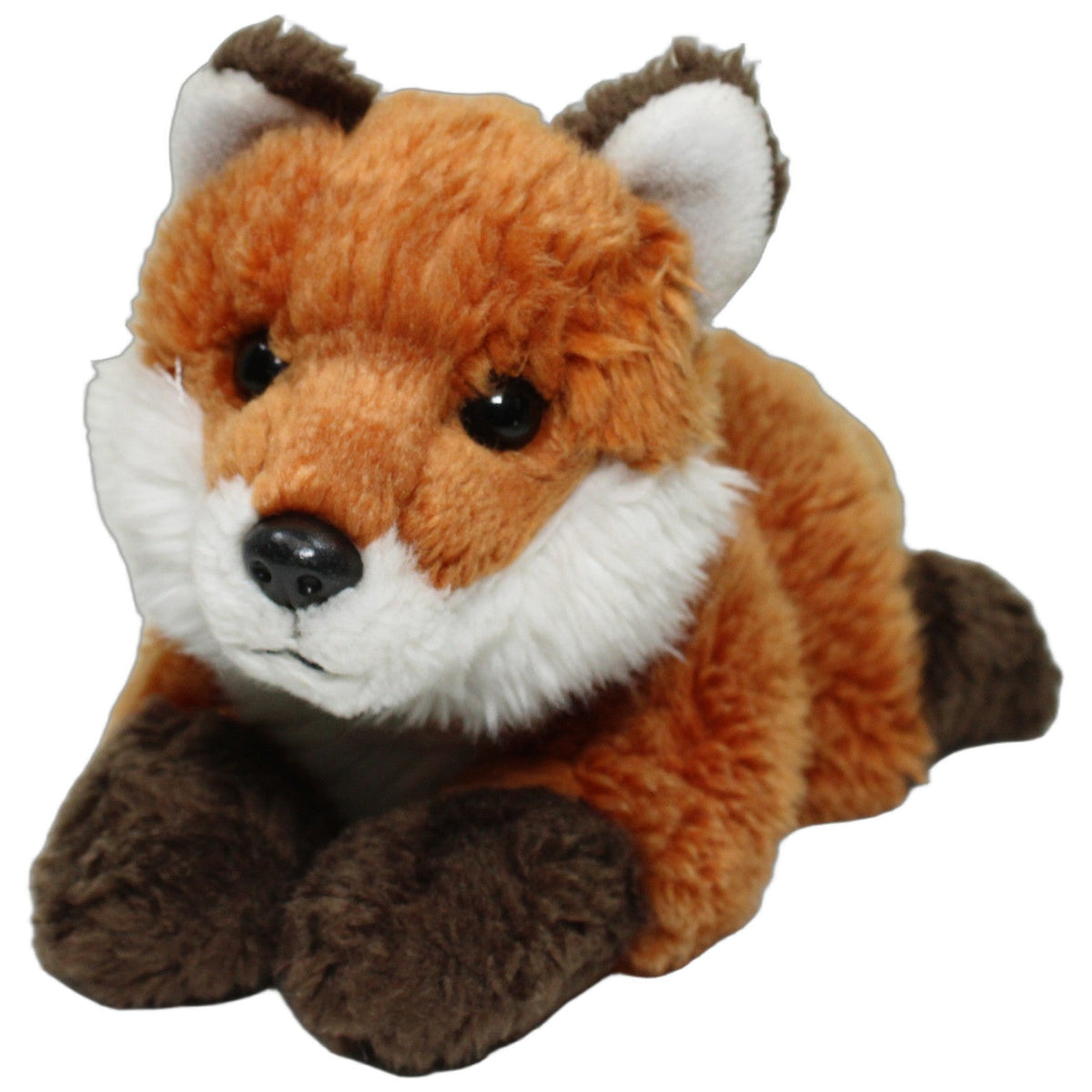 123000028382 Uni-Toys LEOSCO, liegender Fuchs Kuscheltier Kumpel Leo 25cm _Wieder Da_ Braun