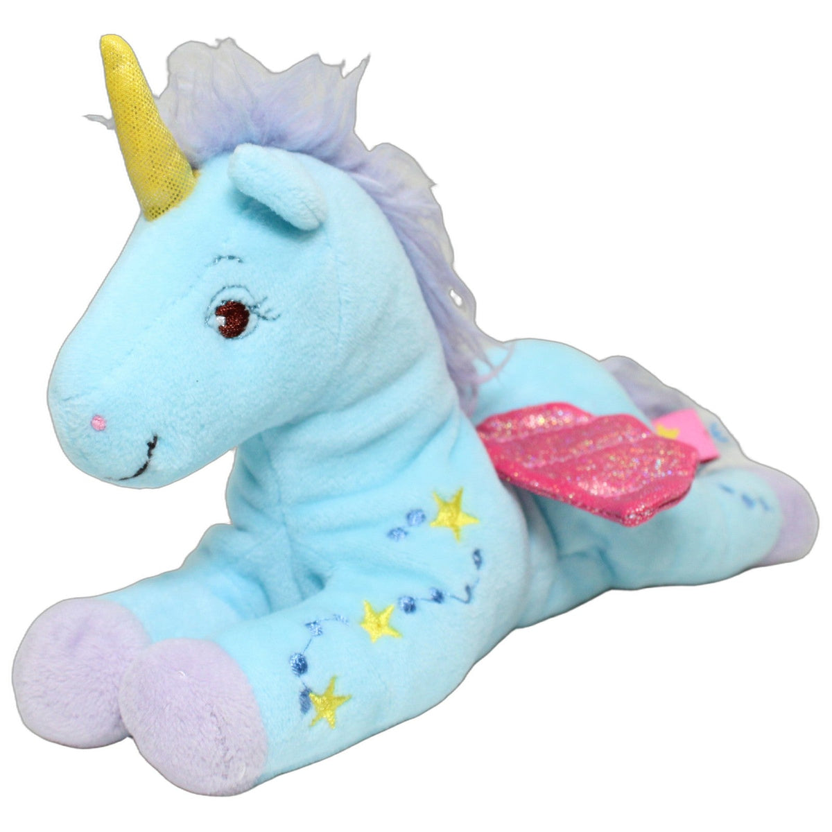123000028410 Die Spiegelburg Blue aus dem Einhorn Paradies, liegend Kuscheltier Kumpel Leo 23cm _Wieder Da_ Alihorn