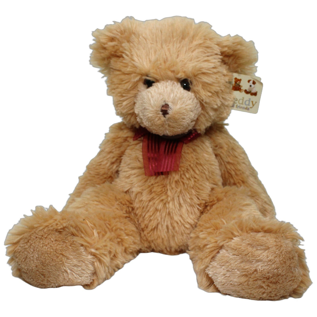 123000028433 The Plush Co. Teddy and friends, superweicher XL Teddybär Kuscheltier Kumpel Leo 40cm _Wieder Da_ Beige