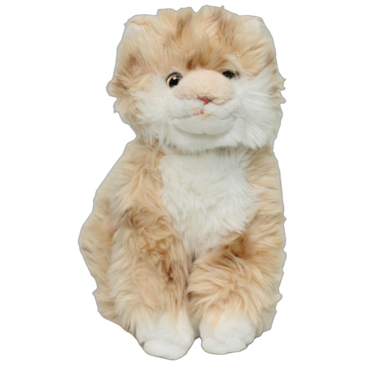 123000028460 Uni-Toys Niedliche Katze, beige-weiß Kuscheltier Kumpel Leo 25cm _Wieder Da_ Beige