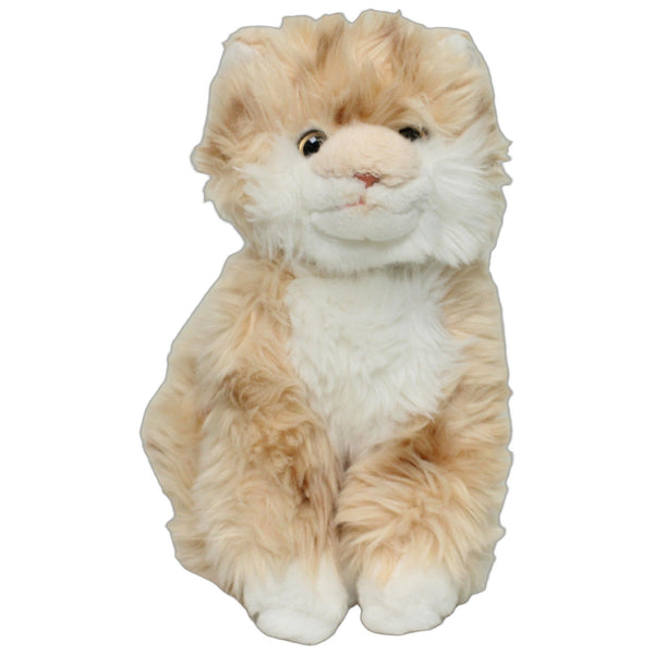 Niedliche Katze, beige-weiß