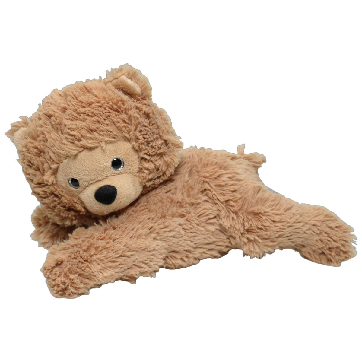 123000028477 Heunec Süßer brauner Zottelbär, liegend Kuscheltier Kumpel Leo 30cm Beige Braun