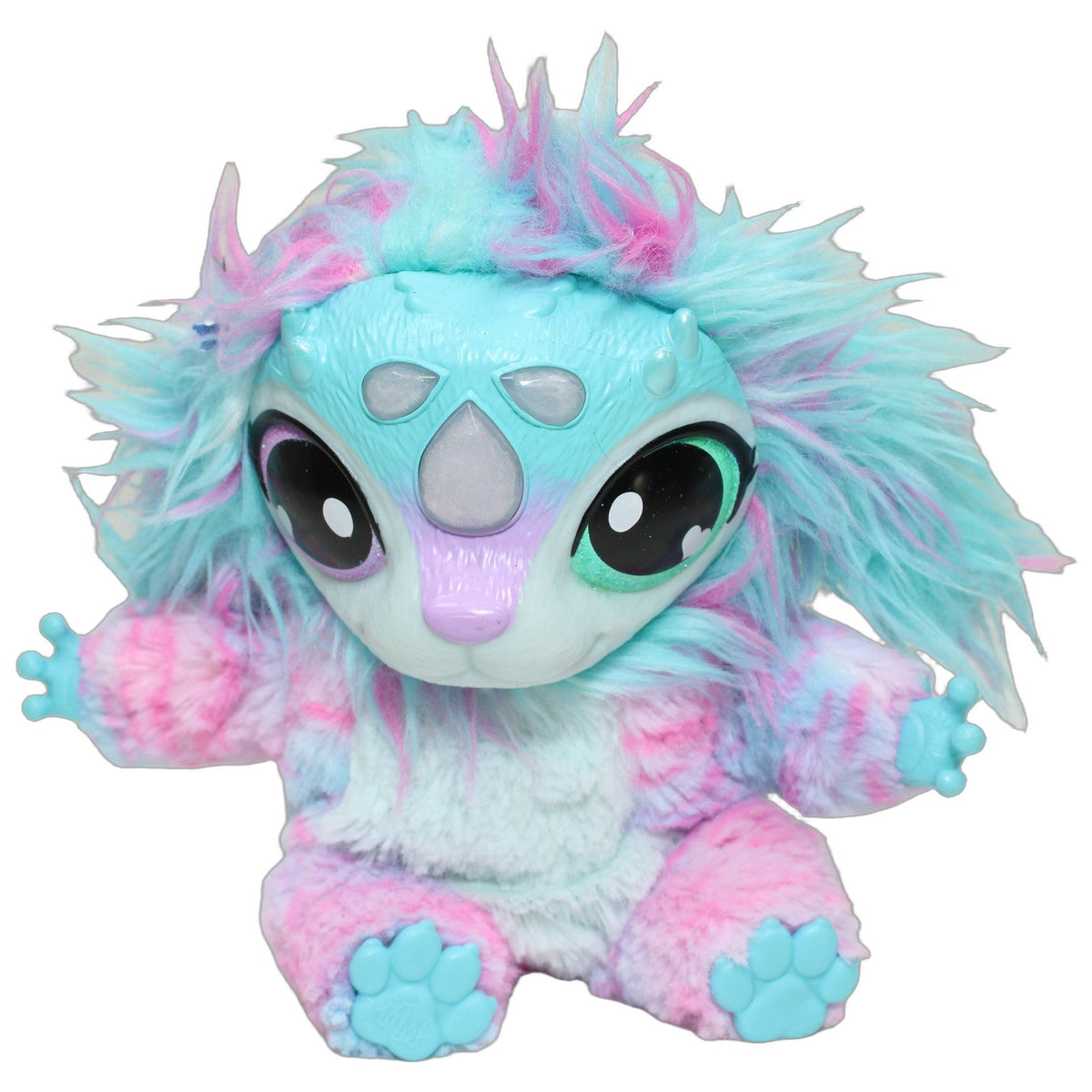 123000028487 Moose Toys Magic Mixies, türkises Monster mit biegsamen Armen & Beinen Plüschfigur Kumpel Leo 15cm Blau ebay-stofftiere